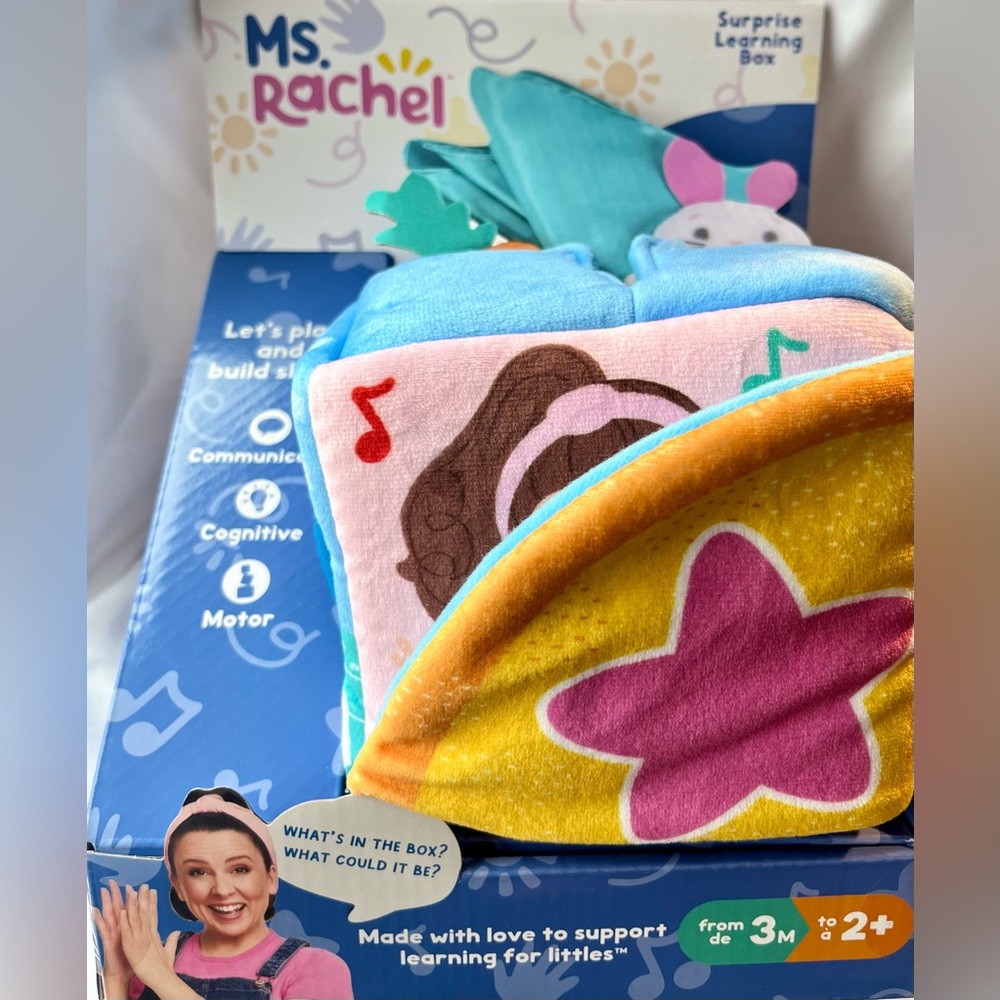 Ms. Rachel Official Surprise Plush Learning Box Age 3 Months to 2+ NEW - Picture 9 of 14